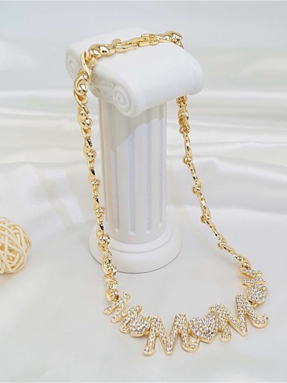 WOMENS FASHION GOLD TONE XO MOM 4 PC JEWELRY SET - Picture 4 of 8